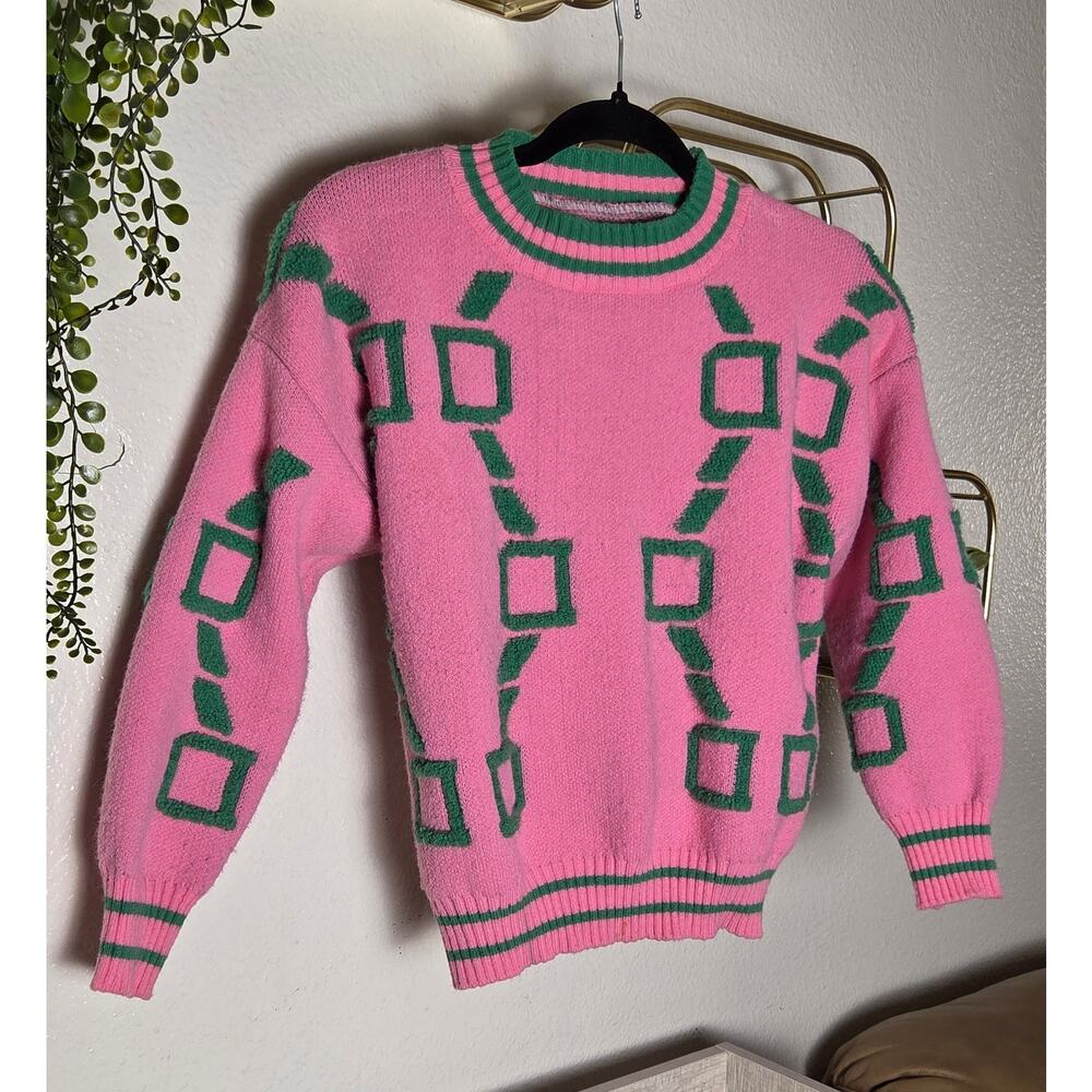 Women's Casual Pullover Sweaters Oversized Long Sleeve One Size/ Like M